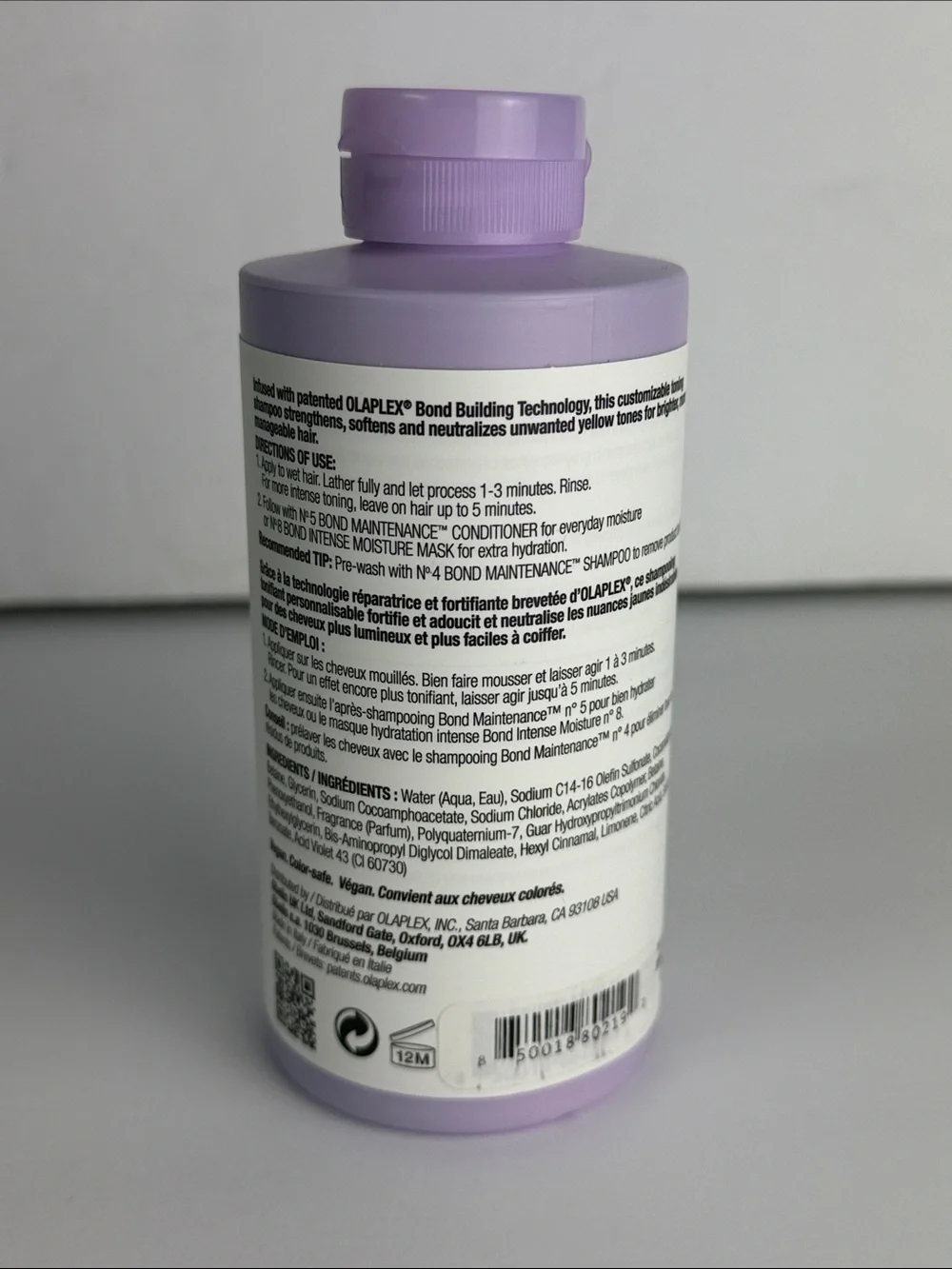 OLAPLEX No.4P Blonde Enhancer Toning Shampoo - Lavender Bottle